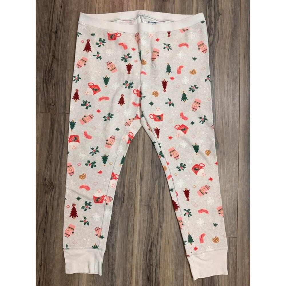 Old Navy 2X Thermal Legging Hot Cocoa Pj Pants